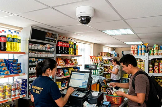 Cámaras de seguridad para negocios: control de caja y vigilancia general con grabación continua